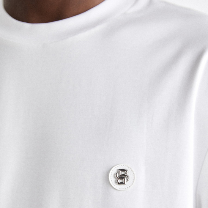 BOSS Cotton T-Shirt  With Double Monogram