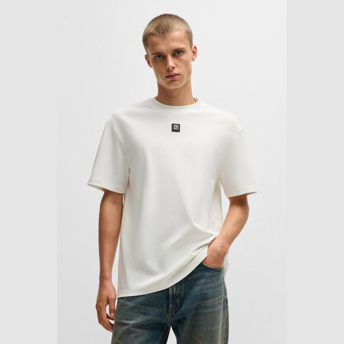 HUGO T-Shirt With Stacked Logo