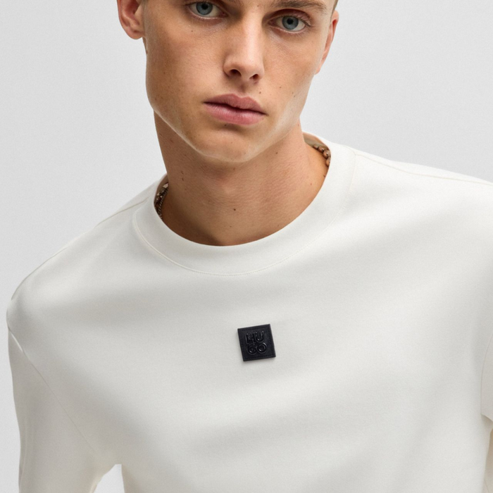 HUGO T-Shirt With Stacked Logo