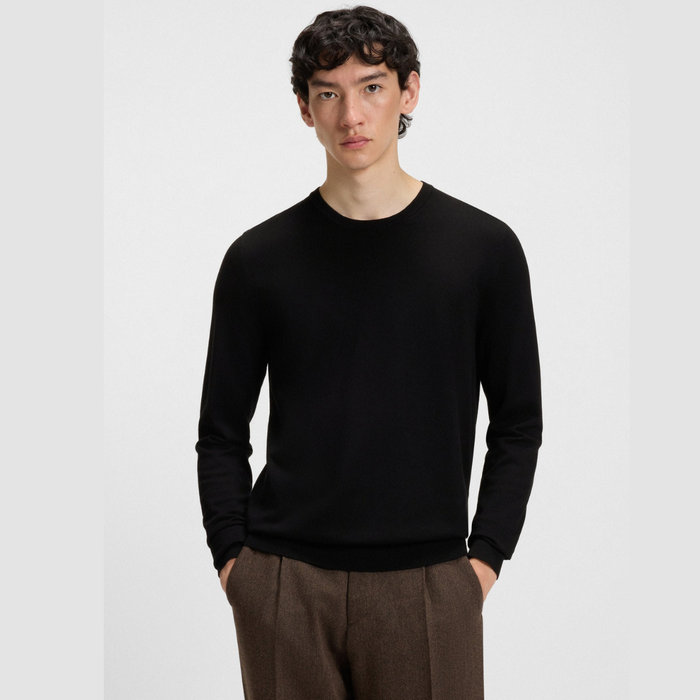 HUGO BOSS Knitted Sweater With Crew Neckline