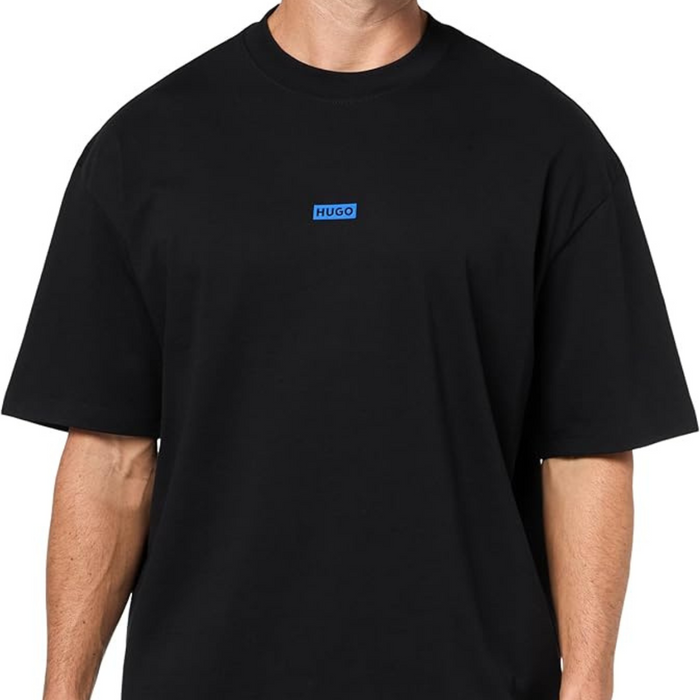 BOSS Cotton-Jersey T-Shirt With Blue Logo Patch