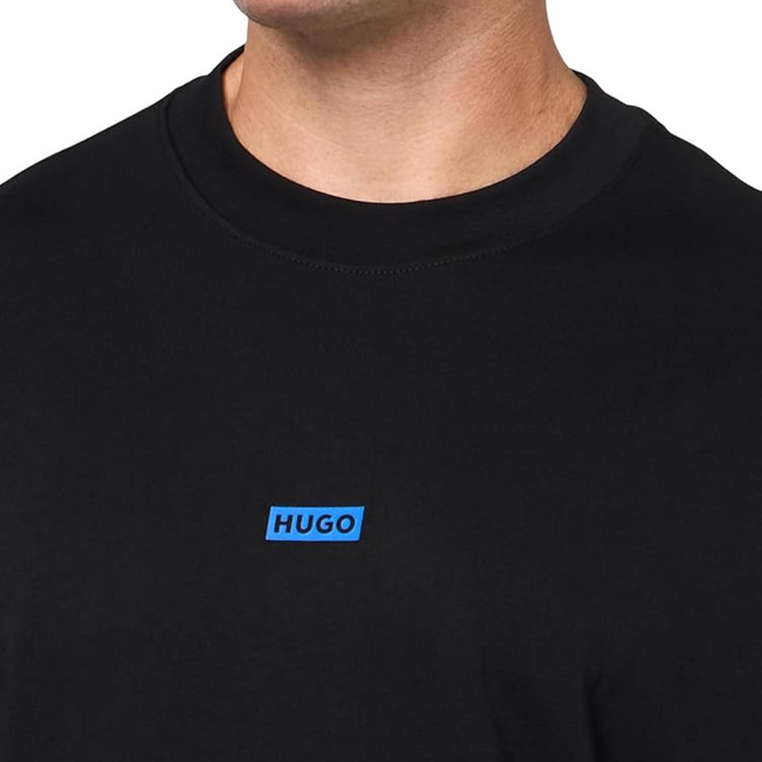 BOSS Cotton-Jersey T-Shirt With Blue Logo Patch