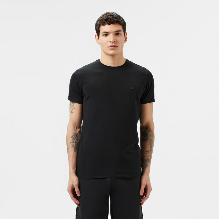 LACOSTE Black Crew Neck T-Shirt