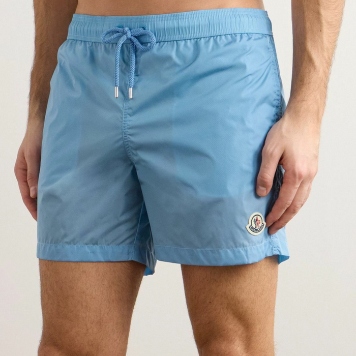 Moncler Monogram Print Swim Shorts