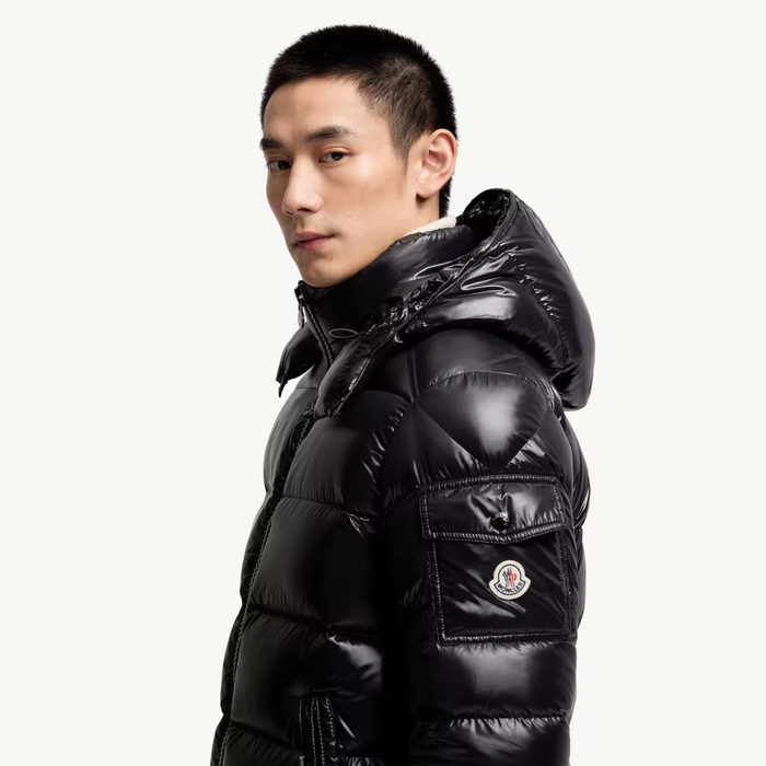 Moncler Maya Hooded Short Down Jacket