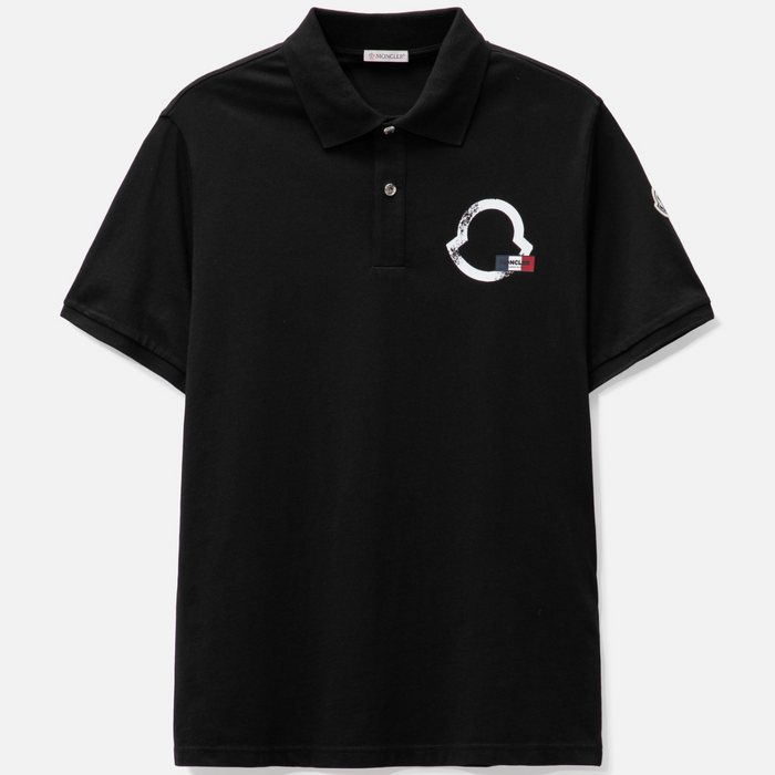 Moncler Flag Logo Polo Shirt