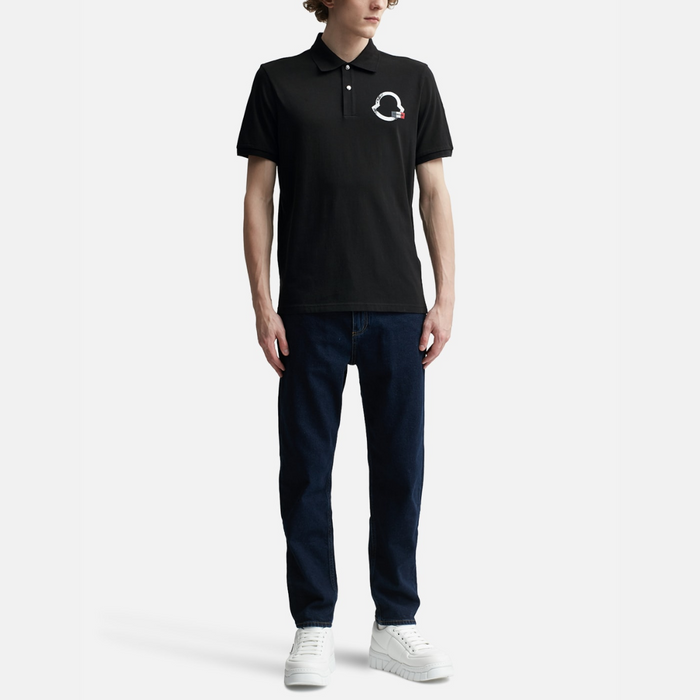 Moncler Flag Logo Polo Shirt
