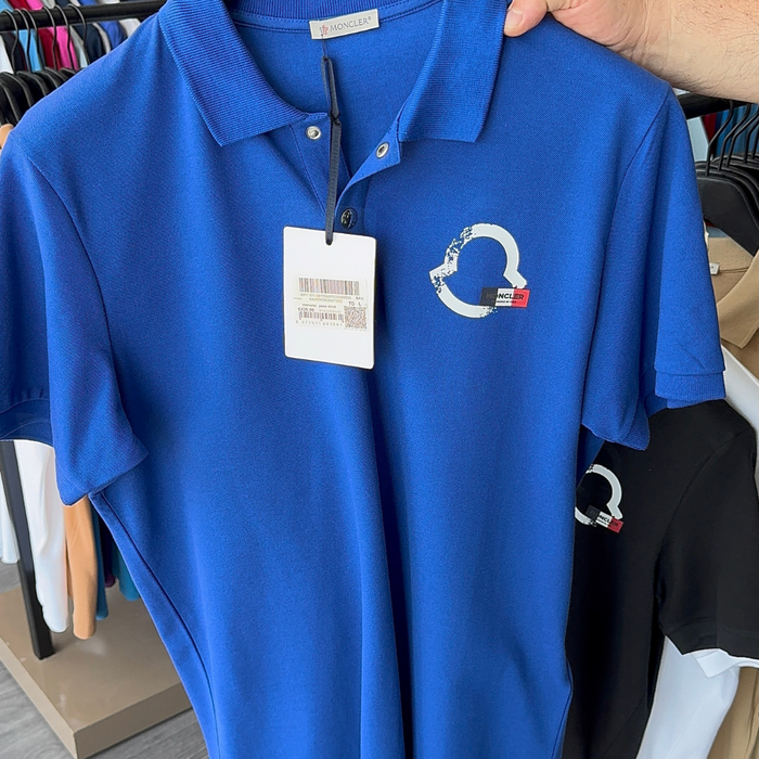 Moncler Flag Logo Polo Shirt