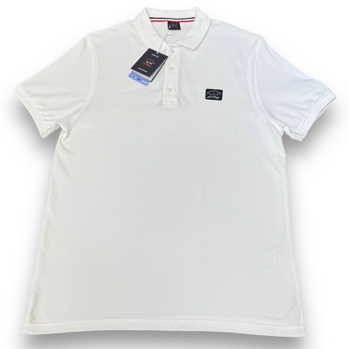 Paul&Shark White Cotton PIQUÉ Polo Shirt