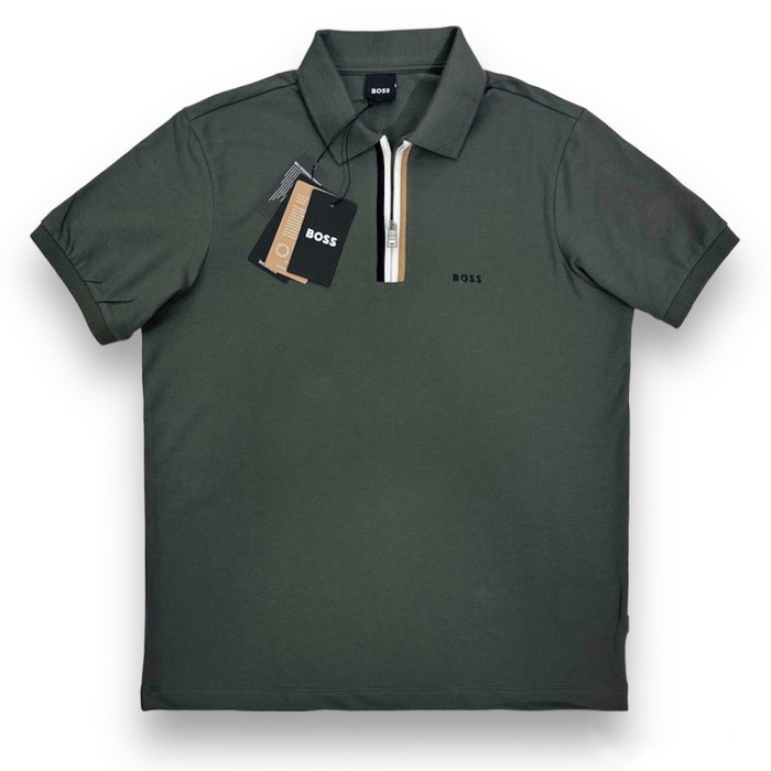 BOSS Half Zip Polo Shirt