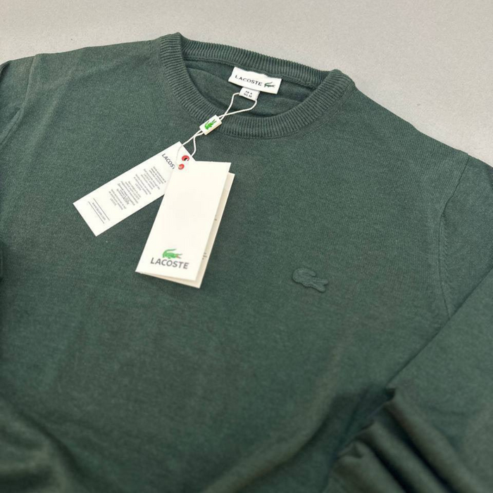 Lacoste Wool Crew Neck Sweatshirt