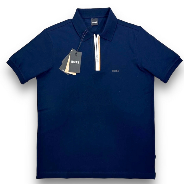 BOSS Half Zip Polo Shirt