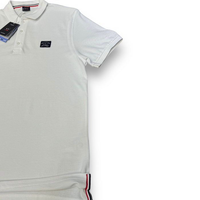 Paul&Shark White Cotton PIQUÉ Polo Shirt