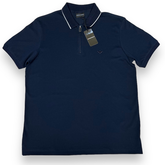 Armani Half Zip Polo Shirt