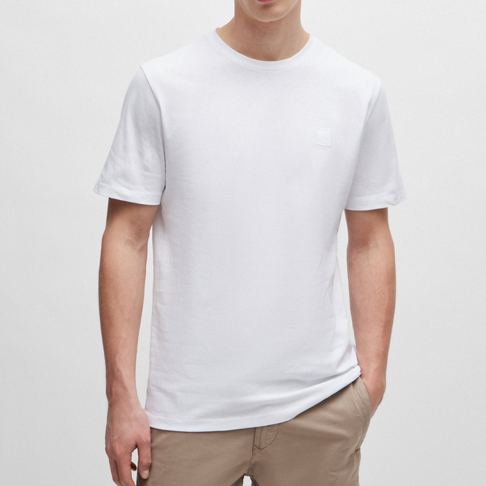 BOSS Cotton White T-Shirt