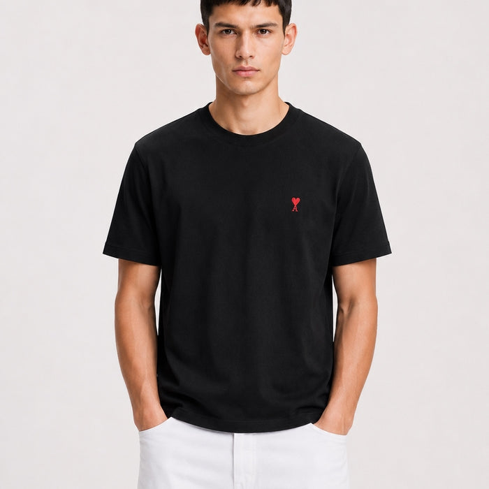 Ami De Coeur Cotton Red T-shirt
