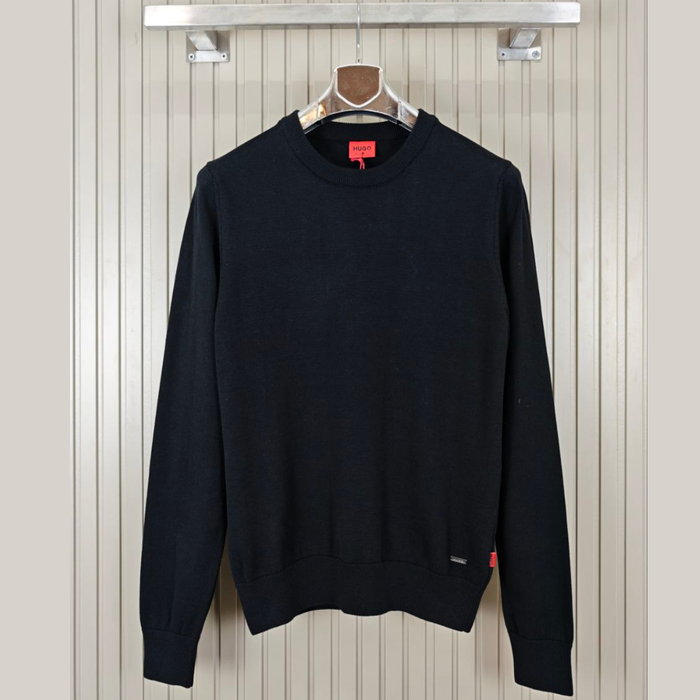 HUGO BOSS Knitted Sweater With Crew Neckline
