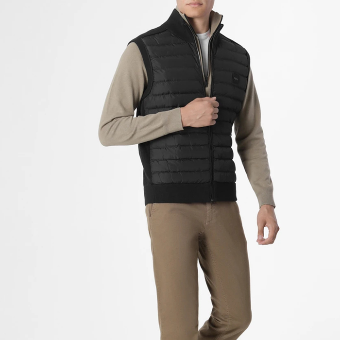 BOSS Logo-Patch Quilted Gilet