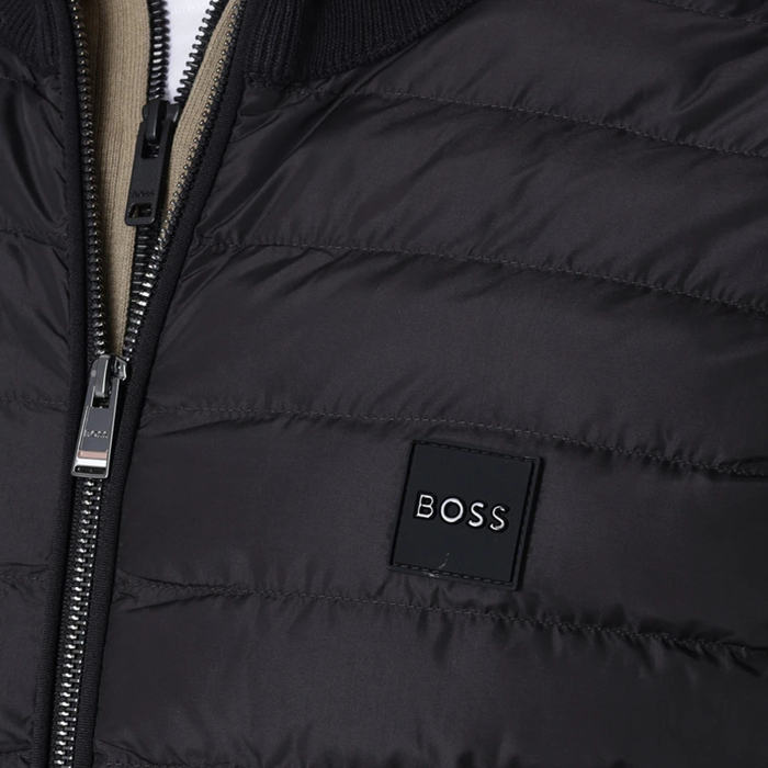 BOSS Logo-Patch Quilted Gilet