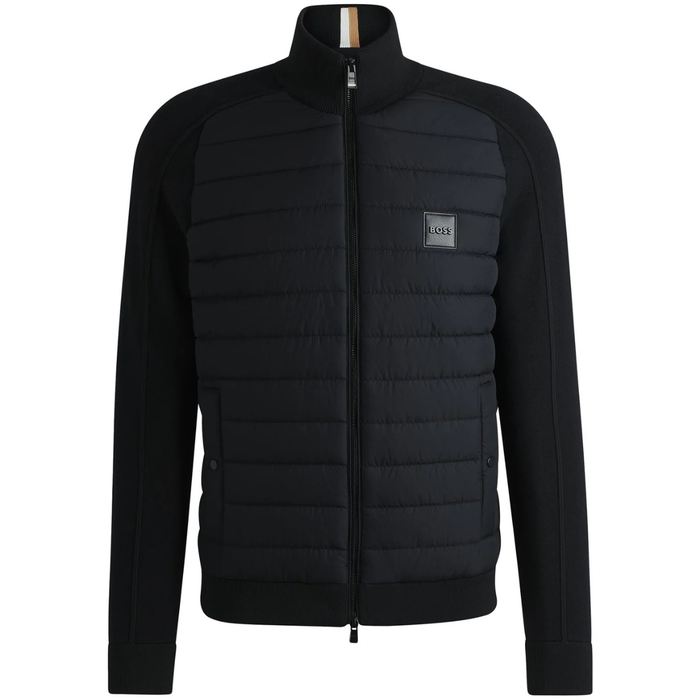 BOSS Esfero Knitted Wool Hybrid Jacket