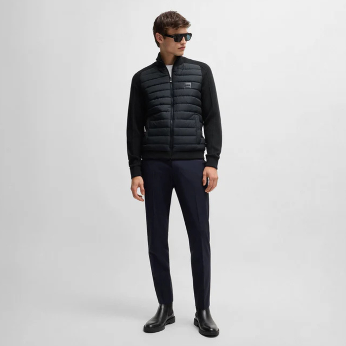 BOSS Esfero Knitted Wool Hybrid Jacket