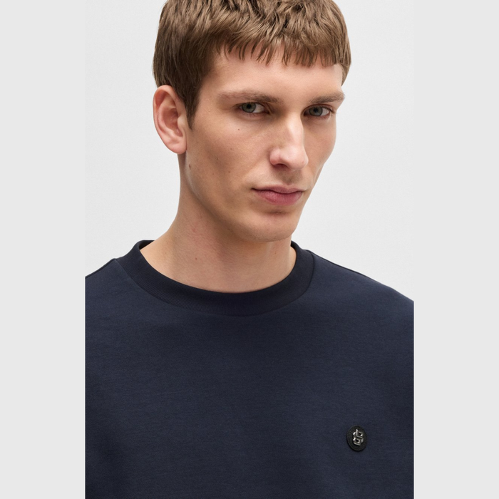 BOSS Cotton-Blend Sweatshirt With Double B Monogram