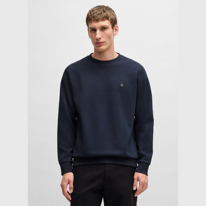 BOSS Cotton-Blend Sweatshirt With Double B Monogram