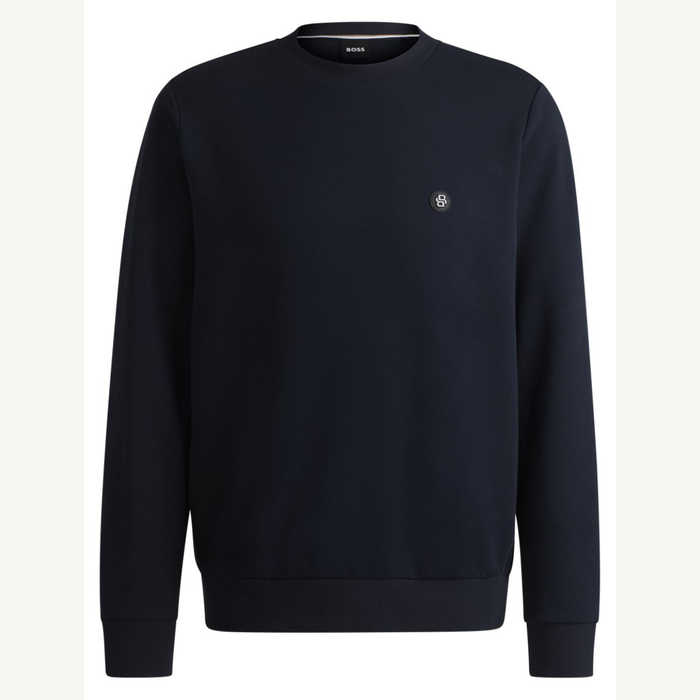 BOSS Cotton-Blend Sweatshirt With Double B Monogram