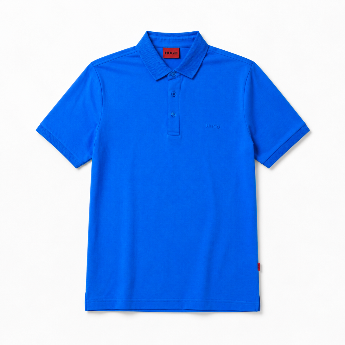HUGO Cotton Polo-Shirt with logo appliqué