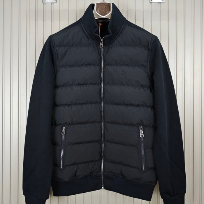 Loro Piana Wool-trimmed down jacket