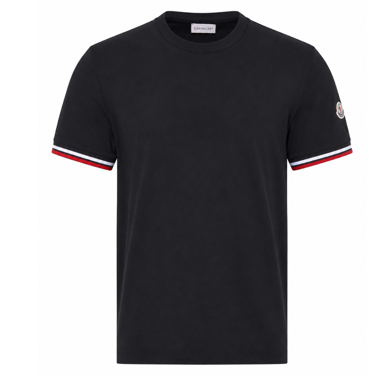 Moncler Tricolor Cotton Jersey T-Shirt