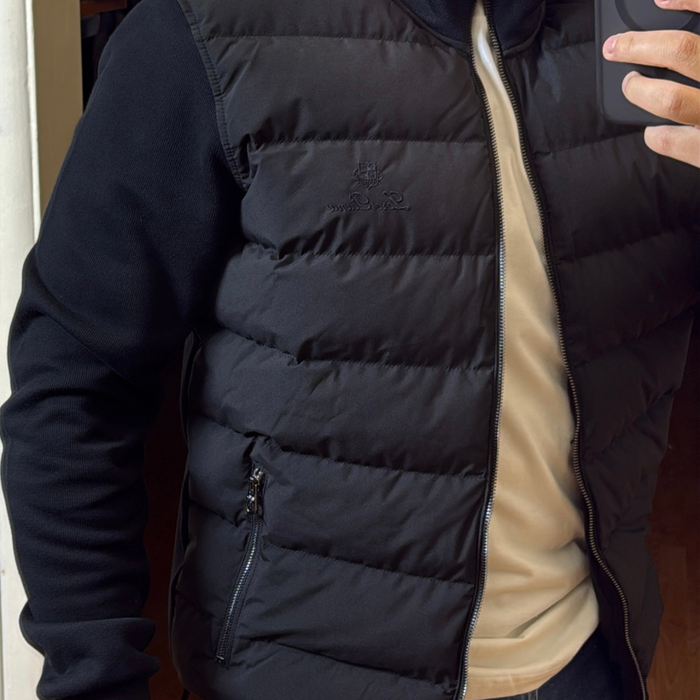 Loro Piana Wool-trimmed down jacket
